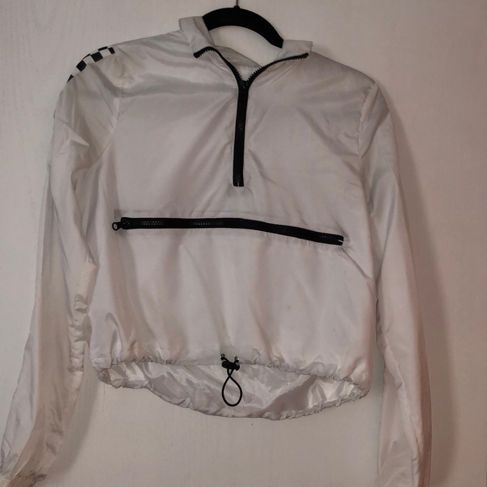 White Thin Wind Breaker